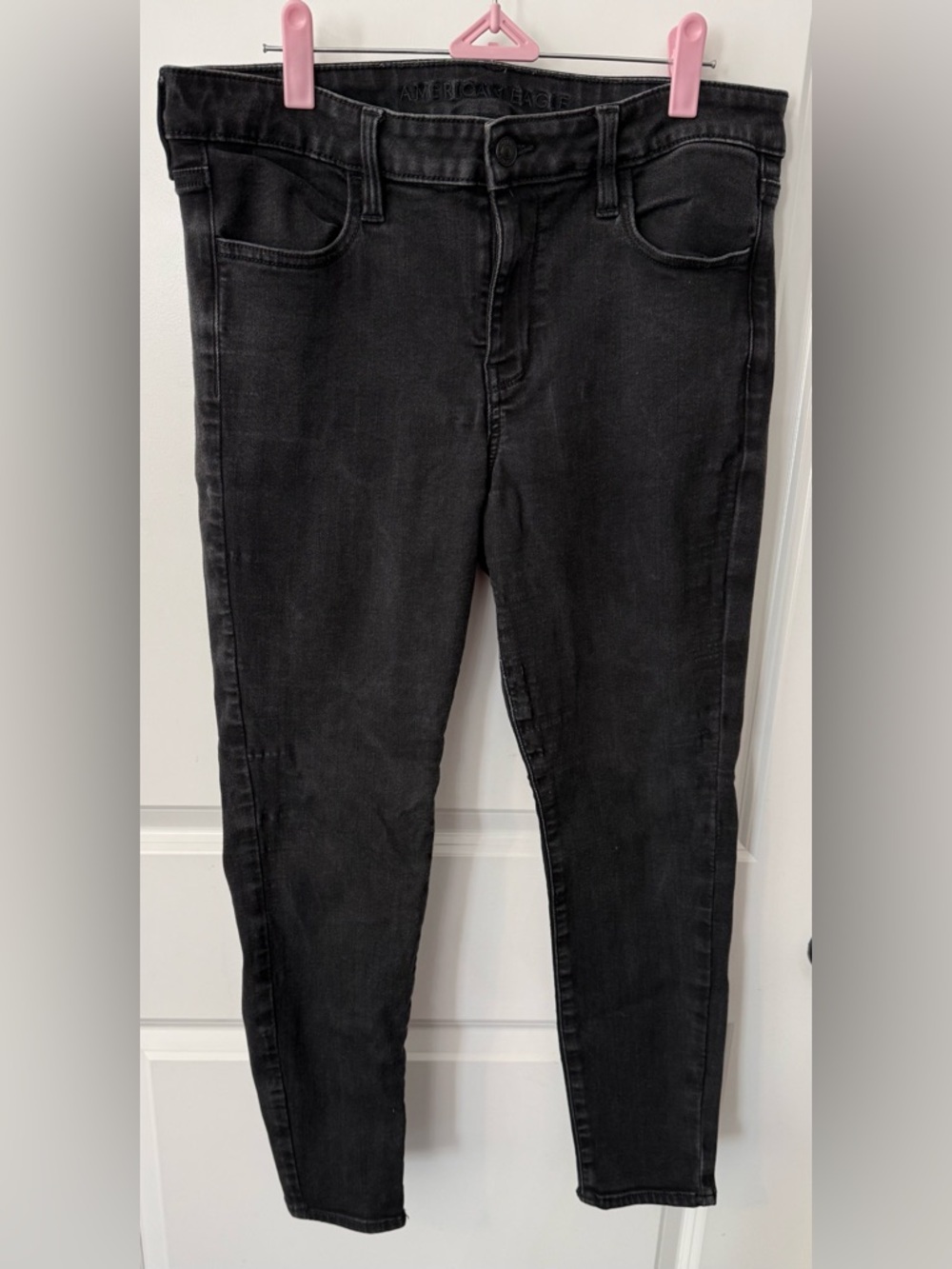 American Eagle Outfitters Black High-Rise Skinny Jeans